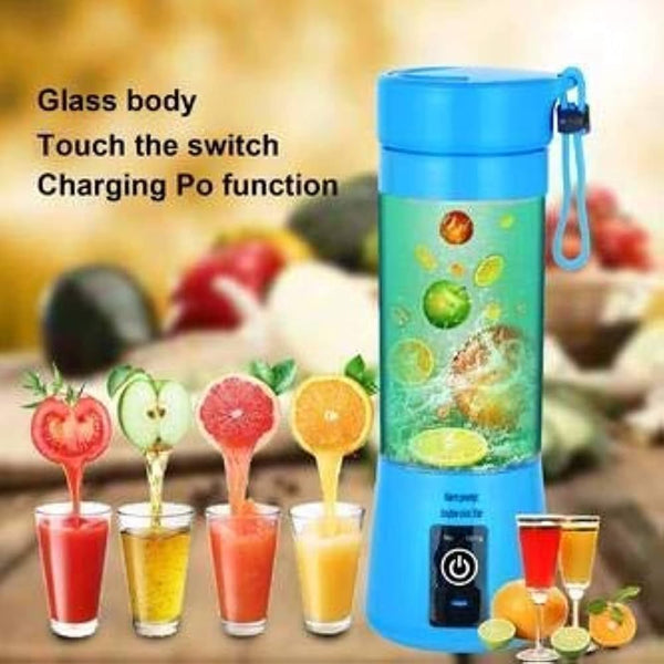 DLC Portable blender Cup,USB Rechargeable,Six Blades Great for Mixing.