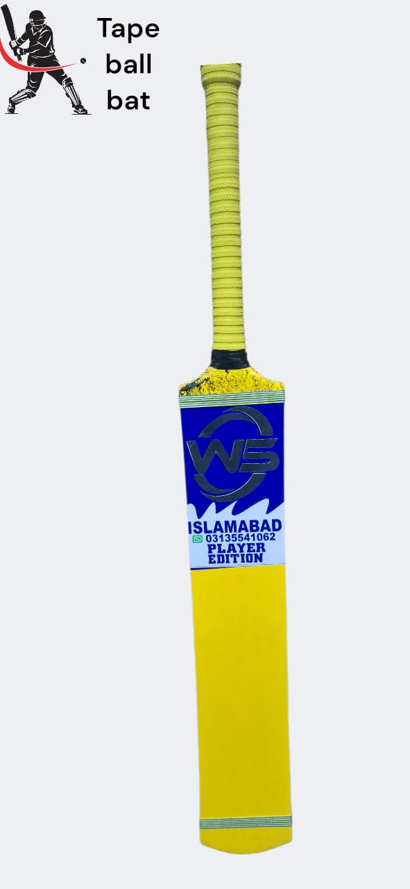 🏏 WS Sports Tap ball Cricket Bat/Wooden Handle/New Edition 2025.🏏