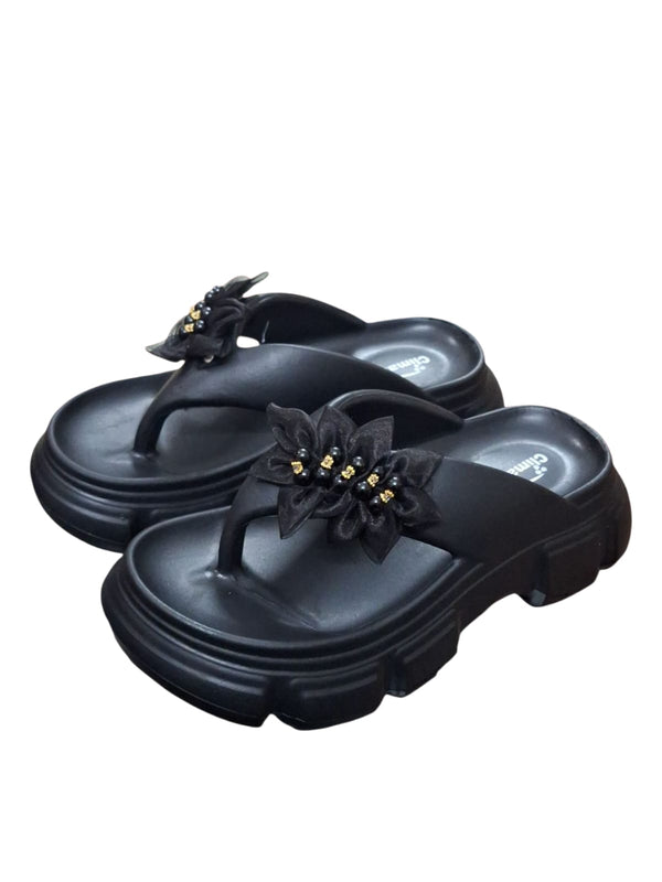 Stylish home slipper for girls ,light weight ,high heel with anti slip property.