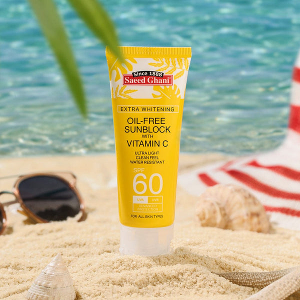 Saeed Ghani Vitamin C Sunblock SPF60 60ml.