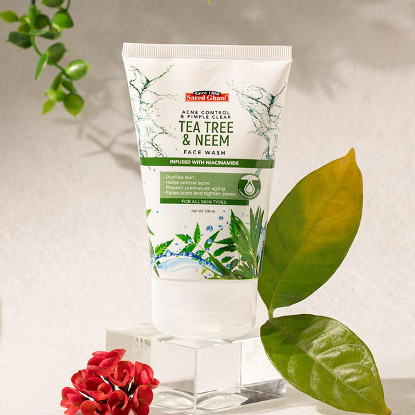 Tea Tree & Neem Acne Control & Pimple Clear Face Wash.