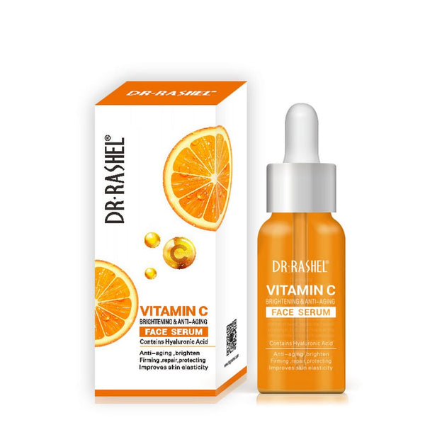D.R. Rashel Vitamin C Face Serum– Brightening, Anti-Aging, Hydrating Skin Care with Hyaluronic Acid & Collagen.
